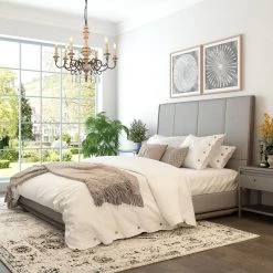 LNC Weathered Cottage Chandelier - 6 Lights