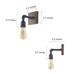 LNC Water Pipe Wall Sconce-Clearance Lighting