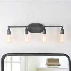 Lighting LNC Simple Wall Sconce - 4 Lights-Clearance