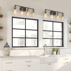 Lighting LNC Simple Wall Sconce - 4 Lights-Clearance