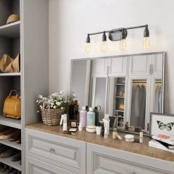 Lighting LNC Simple Wall Sconce - 4 Lights-Clearance