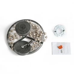 Google Ceiling Lights LNC Small Wood Beaded Semi Flush Mounts - 3 Lights