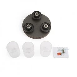 LNC Rustic Flush Mounts - 3 Lights