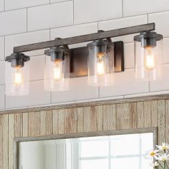 LNC Farmhouse Vanity Light-4 Lights