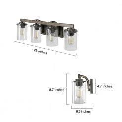 LNC Farmhouse Vanity Light-4 Lights