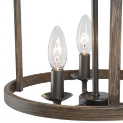 Lighting LNC Drum Semi Flush Mounts - 3 Lights-Open Box