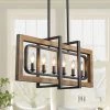 Google LNC Geometric Rectangular Chandelier - 6 Lights