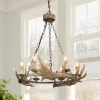 Hot Sale LNC Hand-crafted Antler Chandelier - 6 Lights