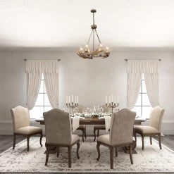 Hot Sale LNC Hand-crafted Antler Chandelier - 6 Lights