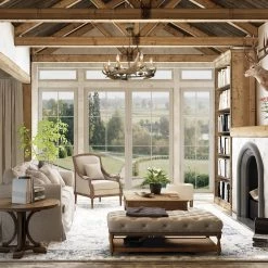 Hot Sale LNC Hand-crafted Antler Chandelier - 6 Lights