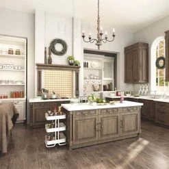 Hot Sale LNC Simple Wooden Chandelier - 5 Lights