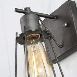 LNC Mini Cage Sconce Lighting