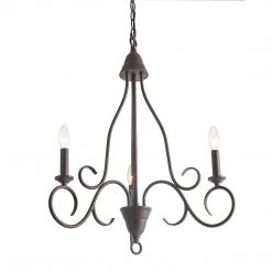 LNC Transitional Chandeliers With Crystal Chandelier - 3 Lights Hot Sale