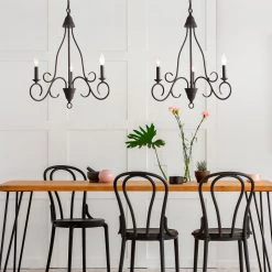 LNC Transitional Chandeliers With Crystal Chandelier - 3 Lights Hot Sale