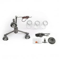 Hot Sale LNC Mason Jar Chandelier - 3 Lights 20 Hot Sale LNC Mason Jar Chandelier - 3 Lights