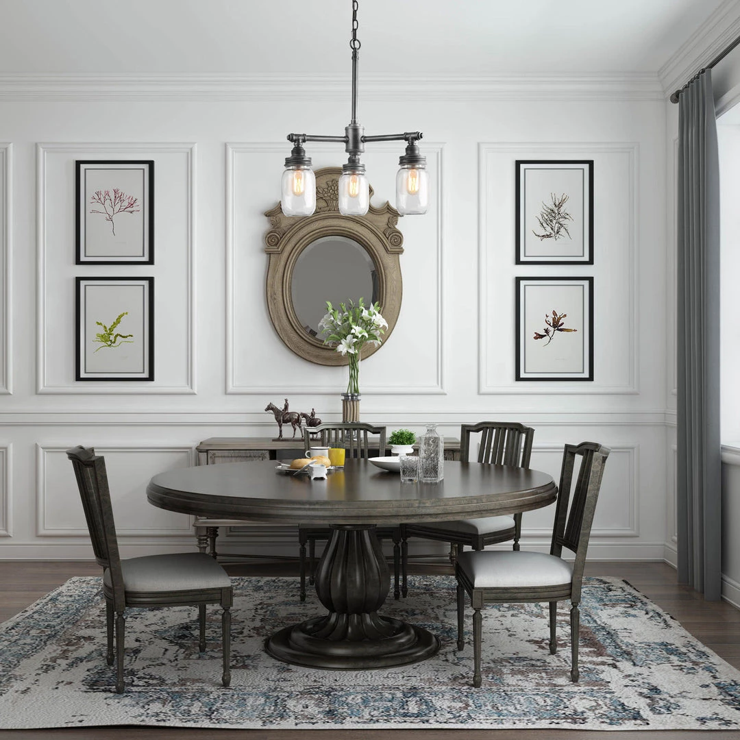 Hot Sale LNC Mason Jar Chandelier - 3 Lights 6 Hot Sale LNC Mason Jar Chandelier - 3 Lights