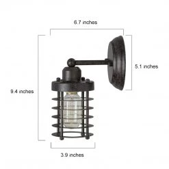 Lighting LNC Mini Cage Wall Sconce-Clearance 17 Lighting LNC Mini Cage Wall Sconce-Clearance