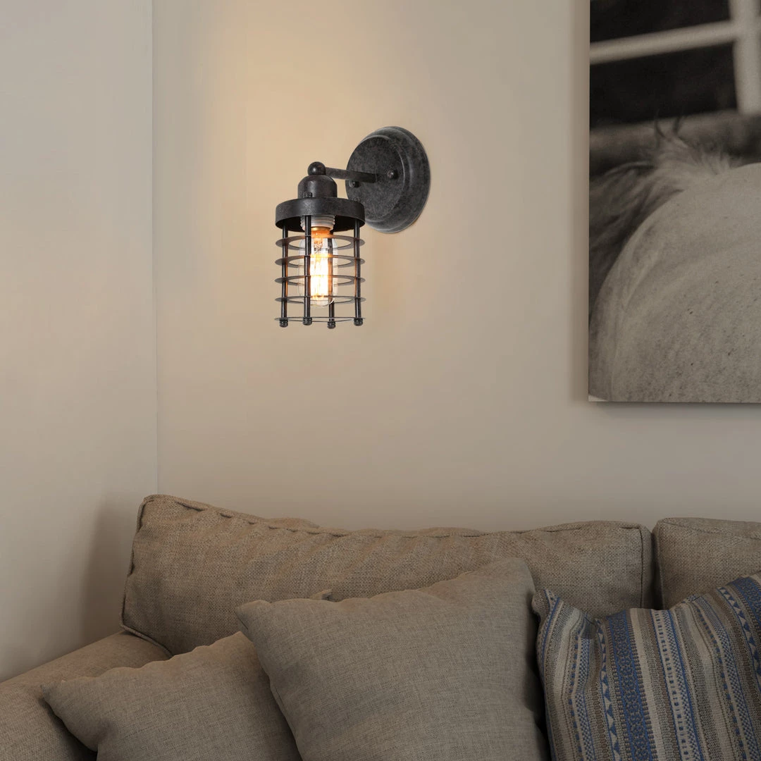 Lighting LNC Mini Cage Wall Sconce-Clearance 7 Lighting LNC Mini Cage Wall Sconce-Clearance