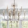 LNC Weathered Wooden Chandeliers- 9 Lights