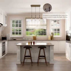 LNC Linear Bottle Glass Chandelier - 3 Lights Hot Sale