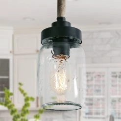 Hot Sale LNC Mason Jar Pendant