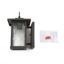 LNC Textured Glass Wall Sconce-Clearance Lighting