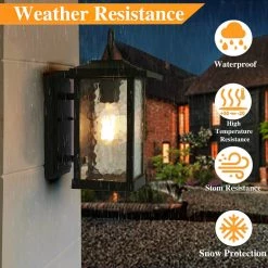 LNC Textured Glass Wall Sconce-Clearance Lighting