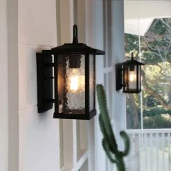 LNC Textured Glass Wall Sconce-Clearance Lighting