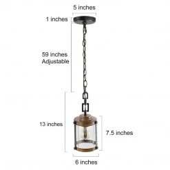 Hot Sale LNC Seeded Glass Cylinder Pendant Light