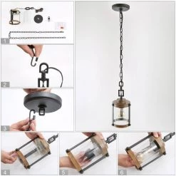 Hot Sale LNC Seeded Glass Cylinder Pendant Light
