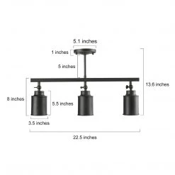 LNC Simple Track Light - 3 Lights Hot Sale