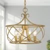 Lighting LNC Modern Drum Chandeliers - 4 Lights