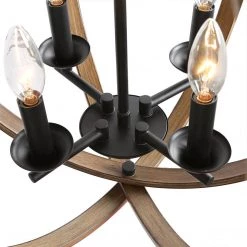 Hot Sale LNC Orb Geometric Chandelier Light - 4 Lights
