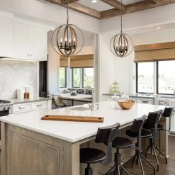 Hot Sale LNC Orb Geometric Chandelier Light - 4 Lights