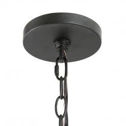 LNC Rustic Drum Chandelier - 3 Lights-Clearance