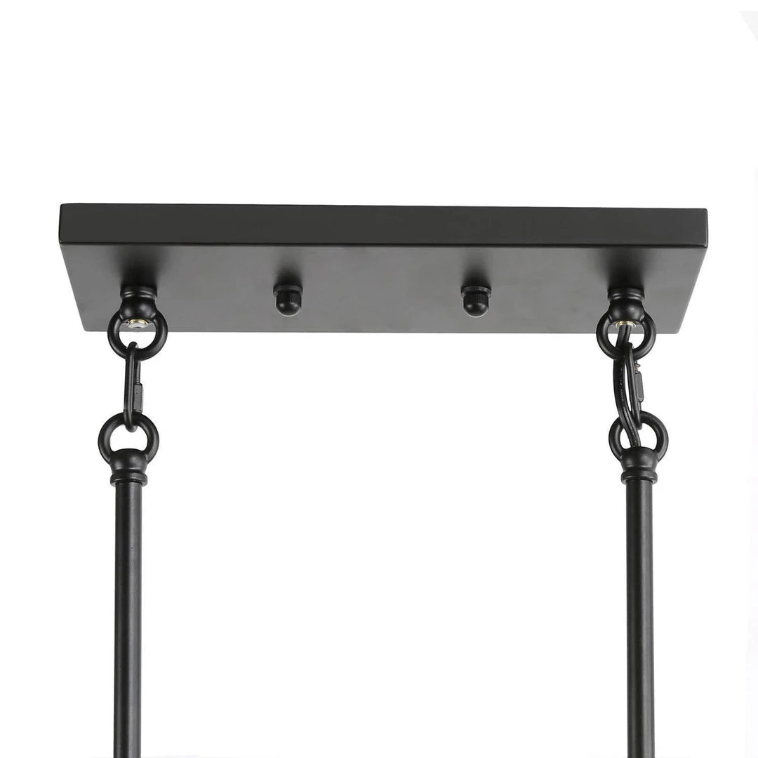 Lighting LNC Linear Wood Chandelier -Open Box 8 Lighting LNC Linear Wood Chandelier -Open Box