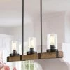 LNC Wood Iron Glass Chandelier-3 Lights Hot Sale 2 LNC Wood Iron Glass Chandelier-3 Lights Hot Sale