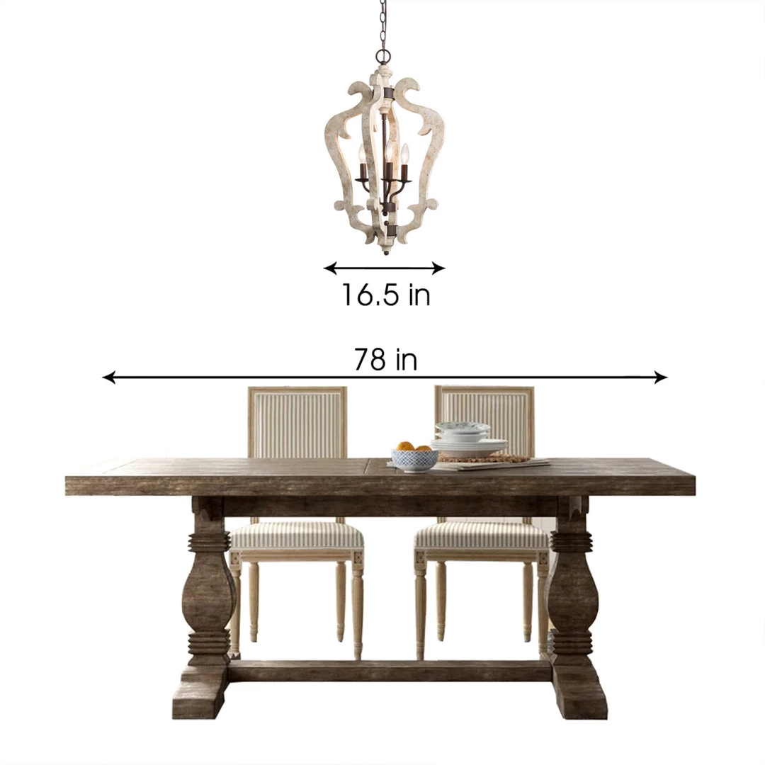 LNC Distressed Wood Lantern - 3 Lights Hot Sale 8 LNC Distressed Wood Lantern - 3 Lights Hot Sale