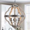 Hot Sale LNC Distressed Globe Geometric Lantern - 3 Lights