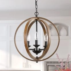 Google LNC Orb Geometric Chandelier Light - 3 Lights Hot Sale