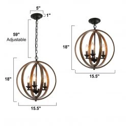 Google LNC Orb Geometric Chandelier Light - 3 Lights Hot Sale