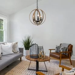 Google LNC Orb Geometric Chandelier Light - 3 Lights Hot Sale