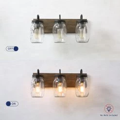 Hot Sale LNC Mason Jar Light - 3 Lights 20 Hot Sale LNC Mason Jar Light - 3 Lights