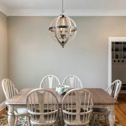 LNC Rustic Farmhouse Chandelier-Open Box