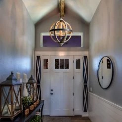 LNC Rustic Farmhouse Chandelier-Open Box