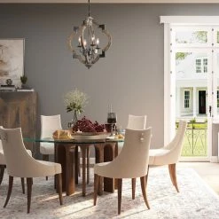 LNC Farmhouse And Rustic Lantern- 4 Lights