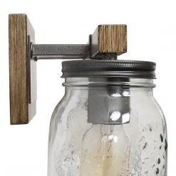 LNC Mason Jar Vanity Light