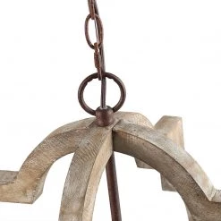 Lighting LNC Round Lantern Chandelier - 3 Lights