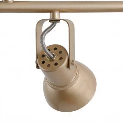 Uolfin LNC Gold Track Light-4 Lights-Clearance Lighting