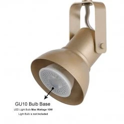 Uolfin LNC Gold Track Light-4 Lights-Clearance Lighting